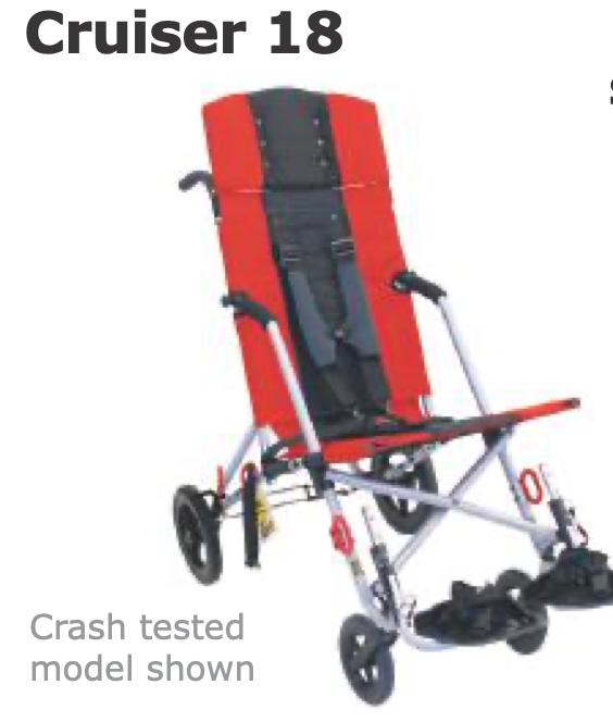 Convaid Cruiser Size 18 with Optional Transit Ready