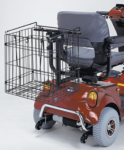 Roaster 3-Wheel From Merits Side View|||Roadster Dissembled|Optional Cane Holder|Optional Foldable Rear Basket|Optional Walker Holder|Optional Canopy without foldable basket|Optional Scooter Cover