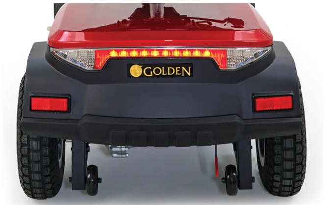Ultrabright LED rear lights.