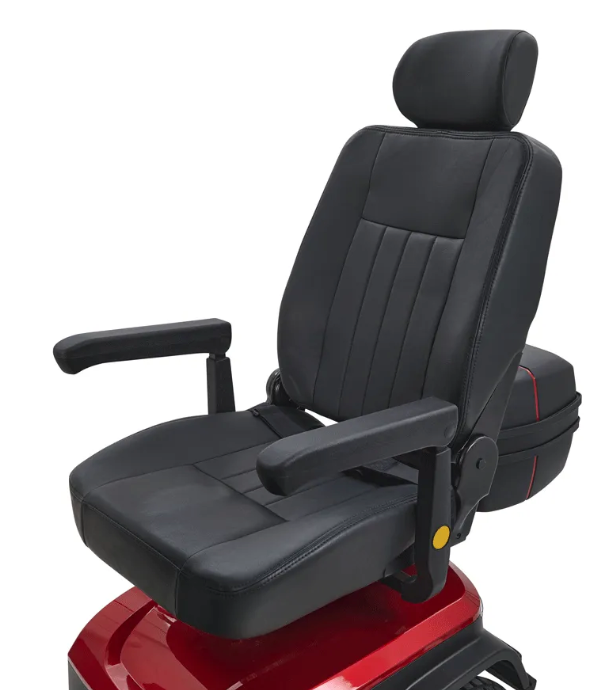 The captain's seat comes standard on the Golden Eagle.