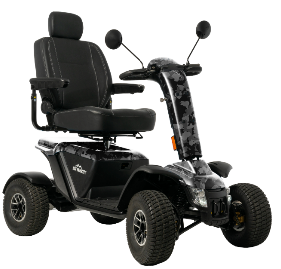 Baja Wrangler 2 Outdoor Mobility Scooter in Black Camo