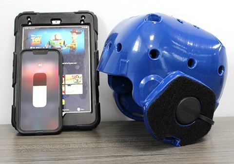 The Danmar AudioCap offers communication support.