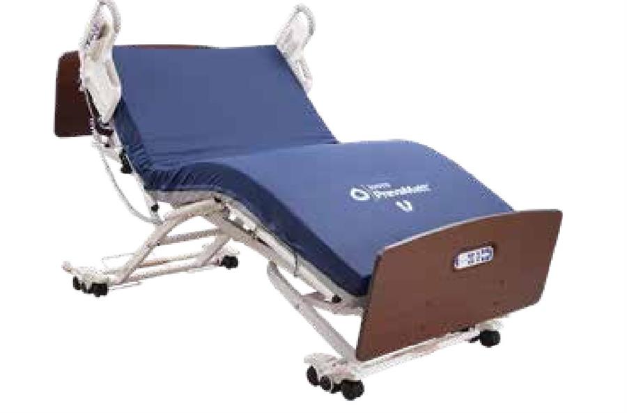 UltraCare XT with optional mattress and Deluxe Assist Handles
