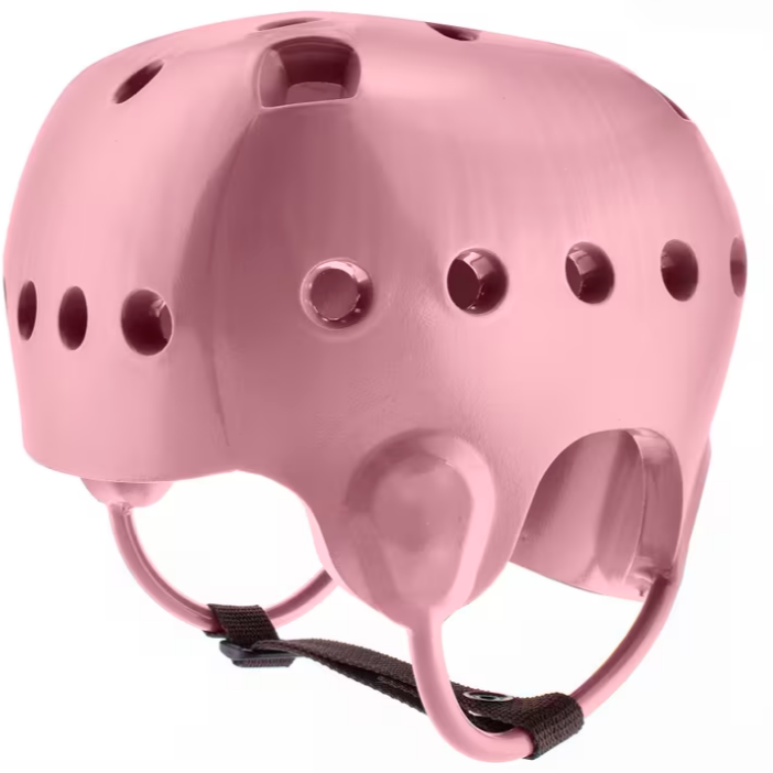 Danmar Soft Shell Helmet for infants to adults to protect the head. Many options create a fit for each unique person.