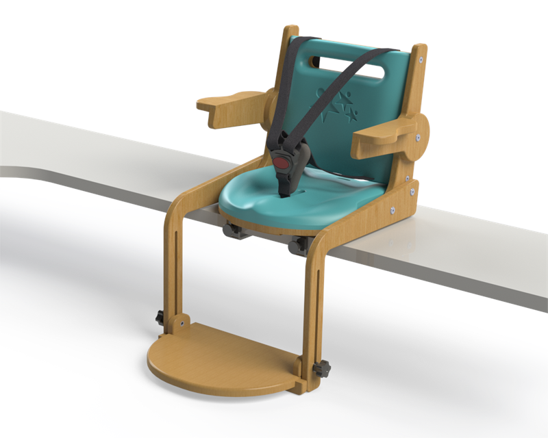 Smirthwaite Sunni Cafeteria Chair in teal|Smirthwaite Sunni Cafeteria Chair in teal, Magenta, Lime, and Cobalt|Smirthwaite Sunni Cafeteria Chair in teal with footrest|Smirthwaite Sunni Cafeteria Chair in Magenta with Tray