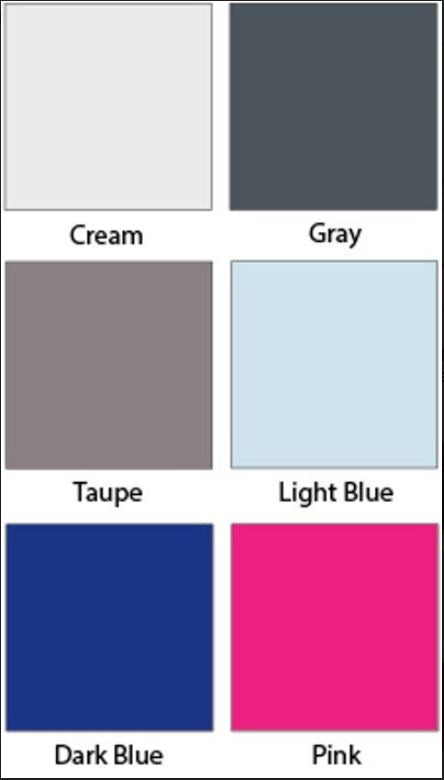 Padding Color Choices for Sleep Safe