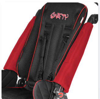 Optional Frame padding in red and Black reversible