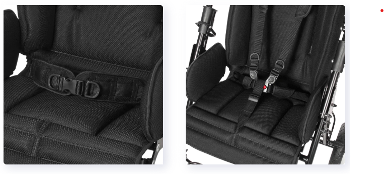 Options - 2 point hip belt padded - Crotch strap