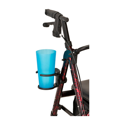 Petite Nova Star 8" Wheel Rollator Purple|Petite Nova Star 8" Wheel Rollator Red|Petite Nova Star 8" Wheel Rollator Blue|Petite Nova Star 8 Rollator foot pedal|Petite Nova Star 8 Rollator built-in handle for easy folding|Optional Mobility Bag|Optional Nova Mobility Bags|Optional Nova Mobility Handbag|Optional Wristlets|Optional Travel Storage Bag|Optional Swivel Cup Holder|Optional Rotating Flashlight|Optional Cane Holder