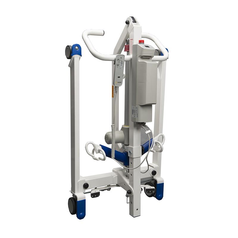 Protekt Take-A-Long Folding Electric Patient Lift by Proactive Medical|Locking rear casters help to keep lift stationary when needed|Easily fold this lightweight (84 lbs) lift for easy transport and storage|Optional digital scale|2-point spreader bar comes standard with the lift