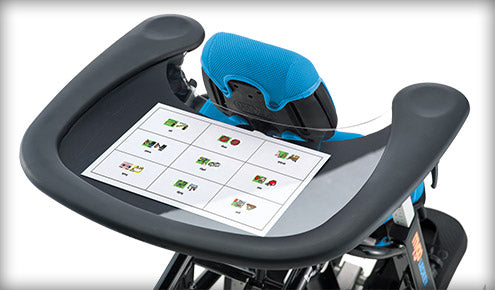 Optional Mygo Stander tray with clear insert