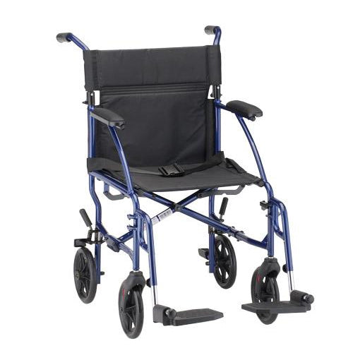 Nova Ultra Lightweight Transport Chair in Black|Nova Ultra Lightweight Transport Chair in Blue|Nova Ultra Lightweight Transport Chair in Red|Nova Ultra Lightweight Transport Chair Measurements|Nova Ultra Lightweight Transport Chair Folded Measurements