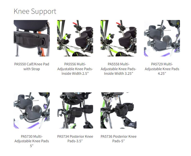 Zing Supine Stander Knee Support