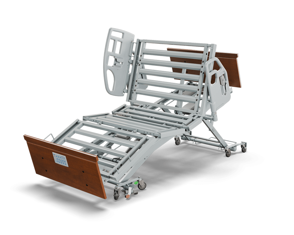 ReadyWide Advantage Adjustable Bed with optional accessories like the rails