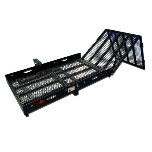 Harmar AL001 Universal Carrier Lift has ramp to allow drive up to secure