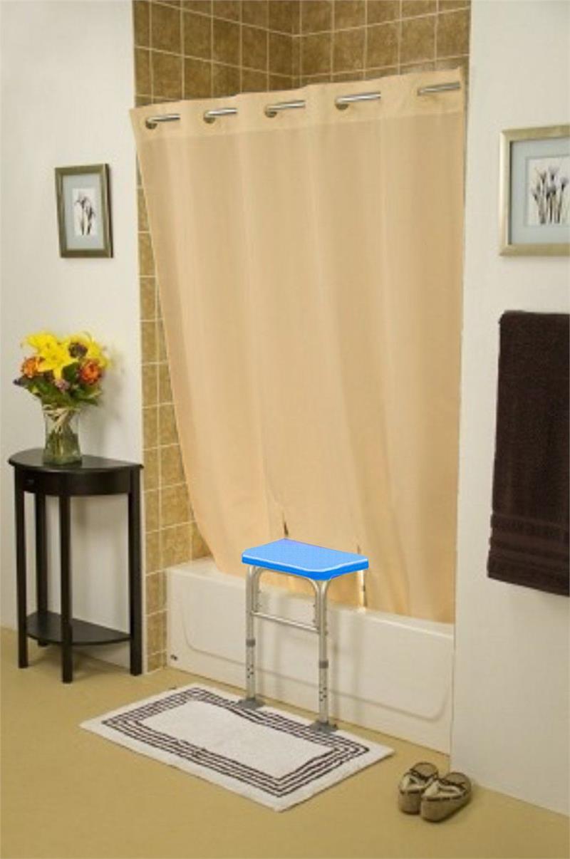Gateway Sliding Bath Bench with Swivel Seat in gray|Gateway Sliding Bath Bench with Swivel Seat in blue|Benchmate Split Shower Curtain in Beige is Optional|Benchmate Split Shower Curtain in White is Optional|Gateway Sliding Bath Bench with Swivel Seat Dimension|Gateway Sliding Bath Bench with Swivel Seat|Gateway Sliding Bath Bench with Swivel Seat in blue|Gateway Sliding Bath Bench with Swivel Seat