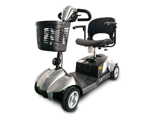 CityCruzer 4-Wheel Travel Scooter in Silver