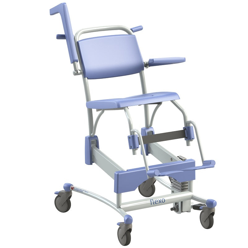 Lopital Flexo Tilt Shower Chair|Lopital Flexo Tilt Shower Chair|Lopital Flexo Tilt Shower Chair|Lopital Flexo Tilt Shower Chair - Footrests|Lopital Flexo Tilt Shower Chair - Platilon back|Lopital Flexo Tilt Shower Chair - Platilon seat|Lopital Flexo Tilt Shower Chair - Comfort leg rests