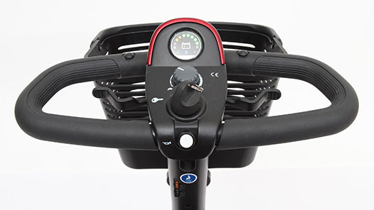 Wraparound Tiller for added comfort with battery charger