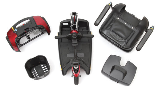 Feathertouch disassembly into 5 pieces for easy transport