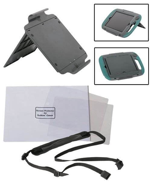 GoNow Case for iPad 10.2 & 10.5|Shoulder strap, Screen Protector, Cover Stand and Case