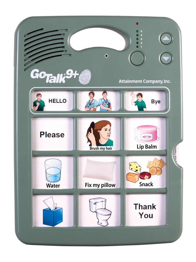 GoTalk 9+ Lite Touch|Attainment Company GoTalk Optional Stand