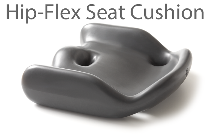 Hiip-Flex seat cushion for reclining in Recliner System