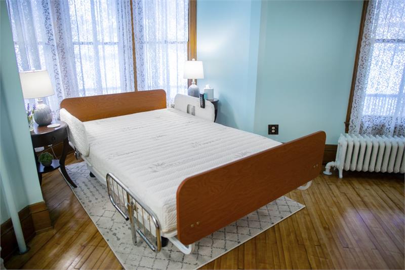 Companion HD 2 Function Bariatric Bed w/ Head/Foot board and rails