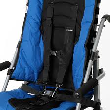 Convaid EZ Rider Pediatric Wheelchair Stroller|Upholstery Options|Folded Frame|Optional H-Harness|Optional Canopy|Optional Tray|Optional Headrest Extension|Upholstery Color Options|Textilene Upholstery Color Options