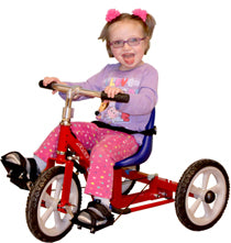 Amtryke 1410 Early Intervention Foot Tricycle with little rider