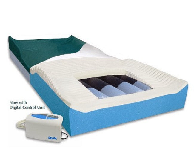 Span America APM2 Safety Supreme Therapy Mattress with alternating pressure or lateral rotation