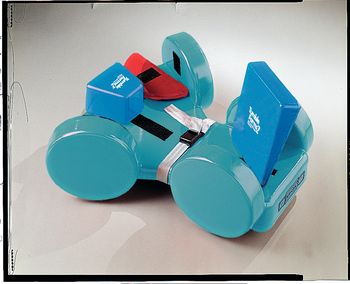 Tumble Forms 2 Jettmobile, helps develop neck, shoulder and arm muscle coordination while the child advances in an extension position |Tumble Forms 2 Jettmobile with accessories