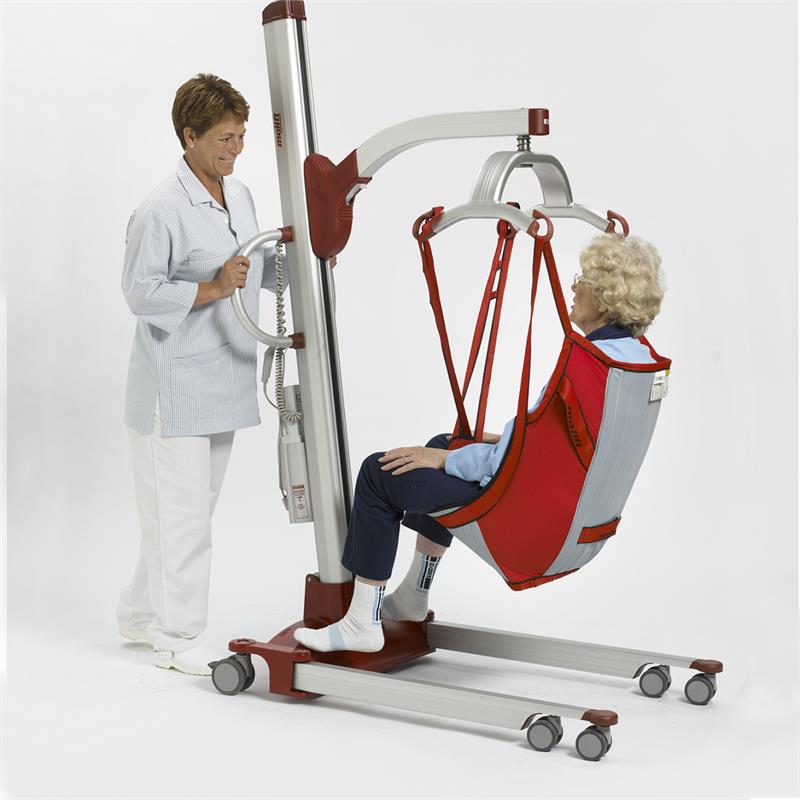 Molift Partner 255 Mobile Lift with patient lifting from sitting position|Molift Partner 255 Patient Lift N13000 With Free Shipping!|Medium four point spreader bar|Molift Partner 255 Mobile Lift with stretcher lifting from floor|8 point spreader bar lifts stretcher and fabric stretcher|Optional fabric stretcher only to be used with 8 point spreader|Optional stretcher only to be used with 8 point spreader|Weight scale arm excludes sling bar|FREE Molift EvoSling Medium Back Padded Sling with purchase of lift