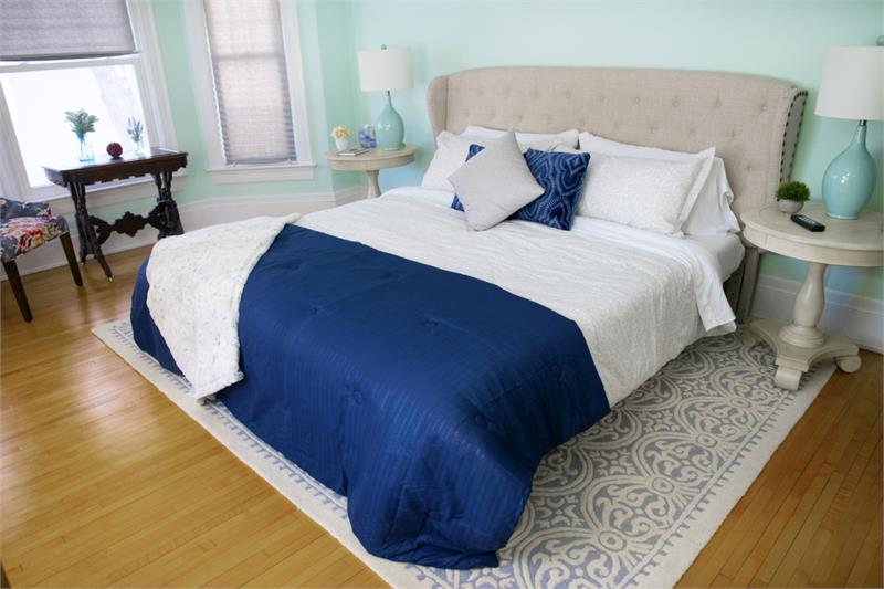 Transfer Master Companion 2 Function Bed with mattress and bedding