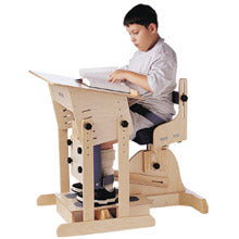 Posture Chair by TherAdapt|Posture Chair by TherAdapt with adult at tilting easel|Optional Conversion Kit|Posture Chair by TherAdapt with Child at desk|Posture Chair by TherAdapt with kneel pads removed|Posture Chair by TherAdapt Measurements