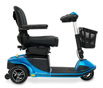 Side view of the Blue Revo 2.0 3 Wheel