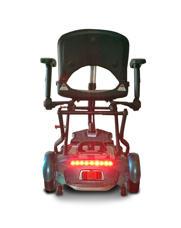 rear lights for safety - chair with optional arm rests