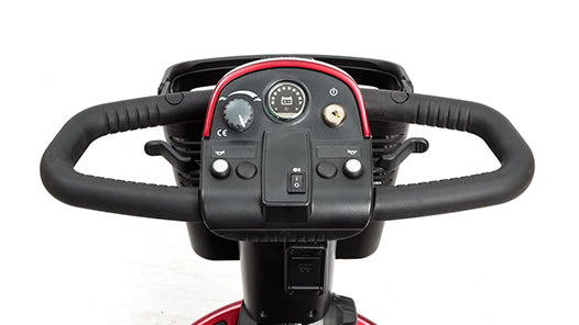 Wraparound handles to use right or left hand steering
