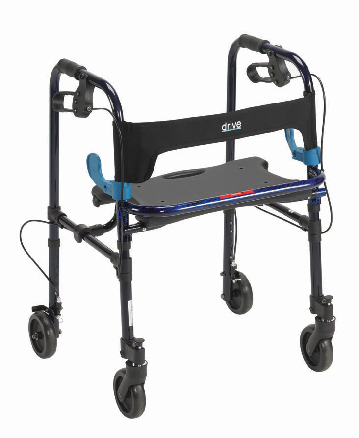 Clever Junior Lite Rollator Walker with 5" Casters By Drive Medical