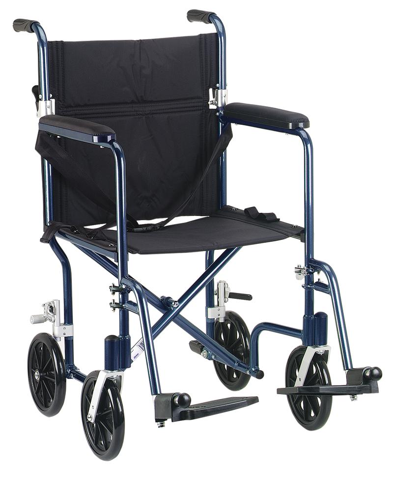 19" Flyweight Lightweight Transport Wheelchair Adaptive Specialties