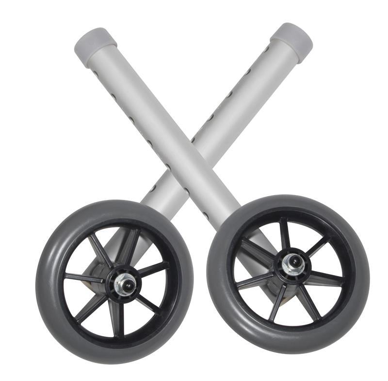 Universal 5" Walker Wheel Pair by Drive Medical
