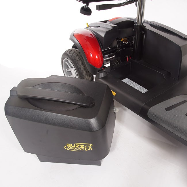 Battery pack is easy to remove and access for charging