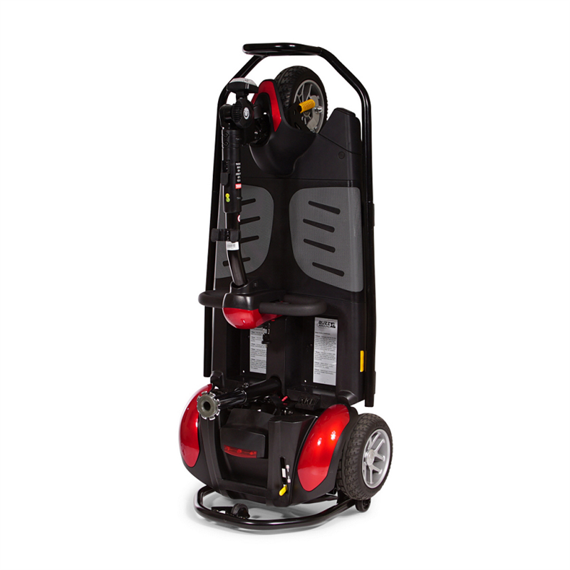 Buzzaround EX 3-Wheel Scooter Easily folds and disassembles
