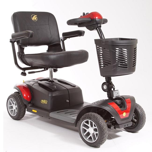 Buzzaround EX 4-Wheel Scooter by Golden Technologies with Red shrouds