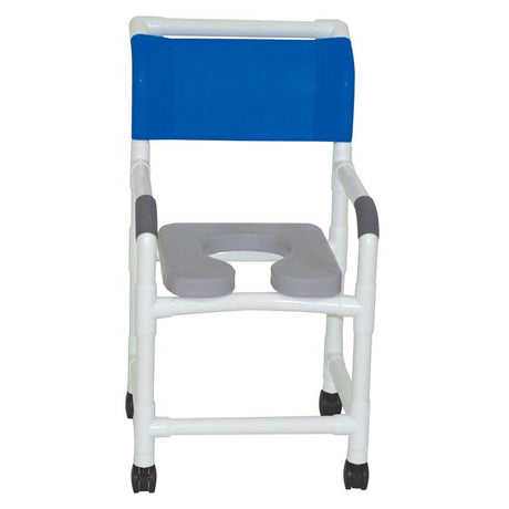 Shower Chair with 18 Inch Soft Elongated Deluxe Seat