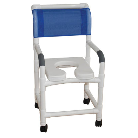 Shower Chair with 18 Inch Soft Elongated Deluxe Seat