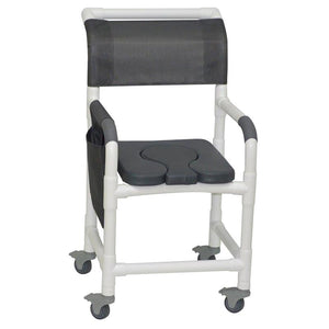 Palm Island seat with cover inserted and Ninja Gray backrest