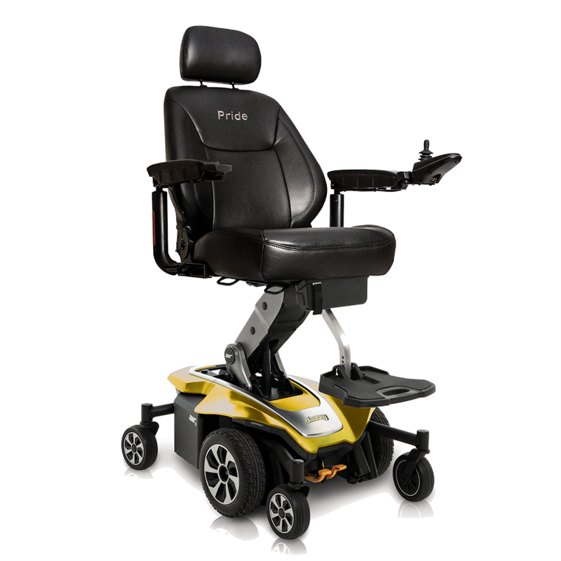 Jazzy Air 2 Power Wheelchair in Citrine Yellow