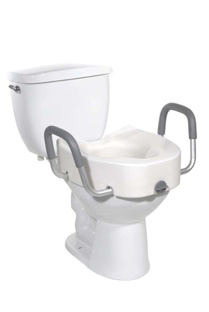 Raised Toilet Seat By Drive Medical 12013|Raised toilet seat full dimensions