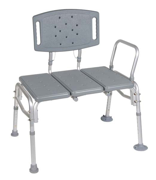 Heavy Duty Bariatric Plastic Seat Transfer Bench By Drive Medical|Suction